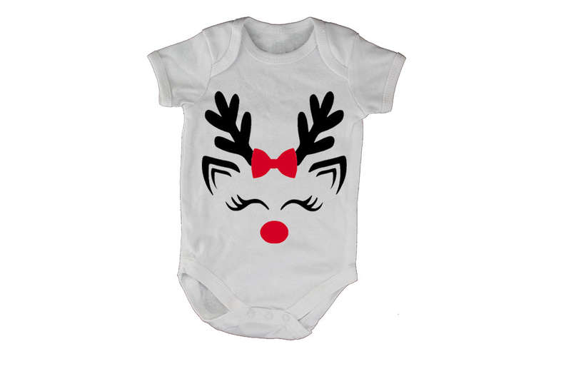 Cute Christmas Reindeer - Baby Grow