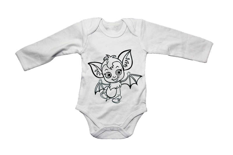Cute Bat - Halloween - Baby Grow
