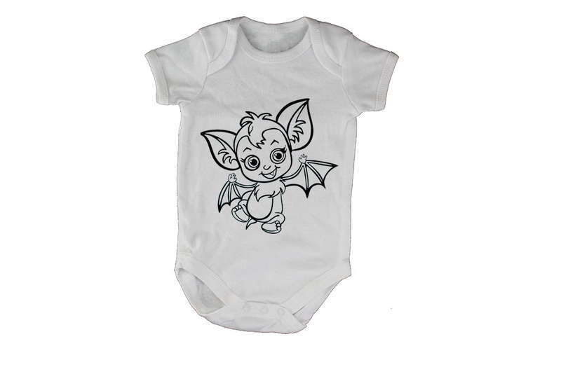 Cute Bat - Halloween - Baby Grow