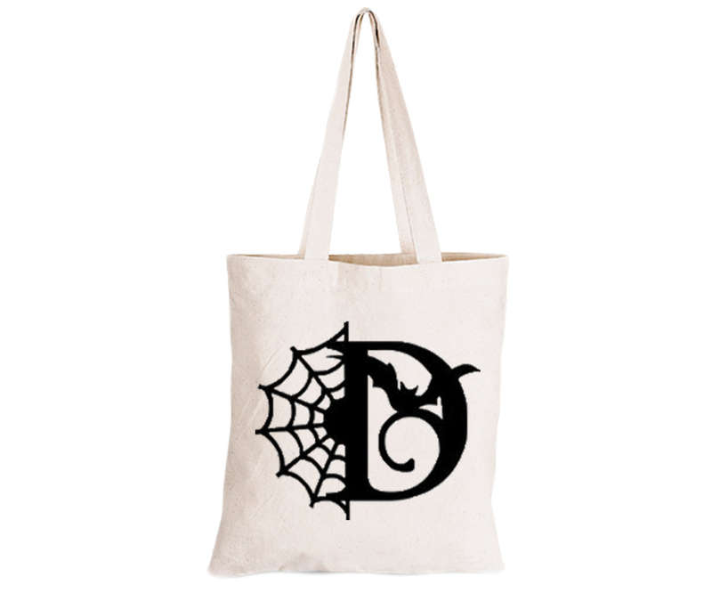 D - Halloween Spiderweb - Eco-Cotton Trick or Treat Bag