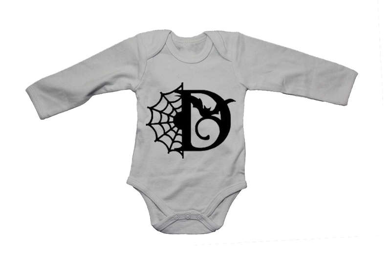 D - Halloween Spiderweb - Baby Grow