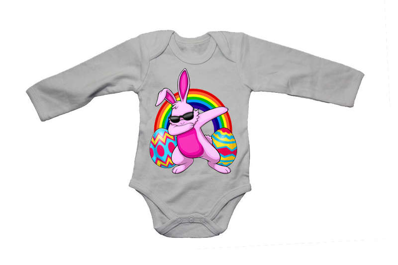 Dabbing Easter Bunny - Baby Grow