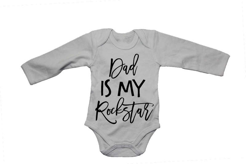 Dad is my Rockstar - Baby Grow