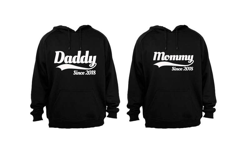 Mommy & Daddy Since 2018 - Couples Hoodies (1 Set)