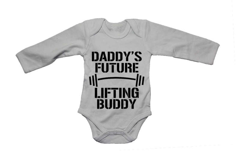Daddy's Future Lifting Buddy - Baby Grow
