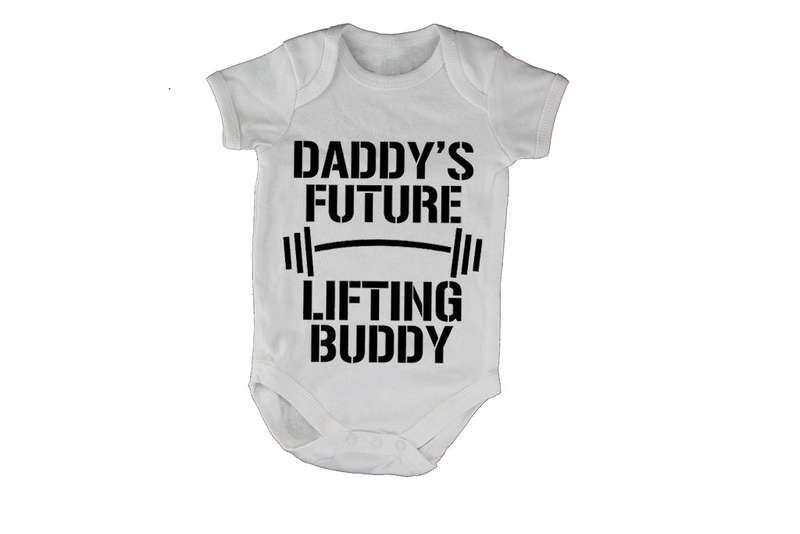 Daddy's Future Lifting Buddy - Baby Grow
