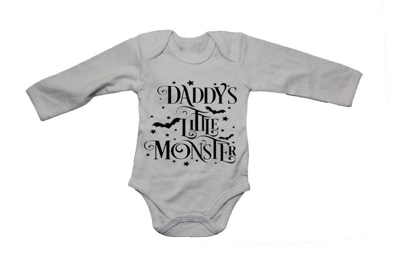 Daddy's Little Monster - Halloween - Baby Grow