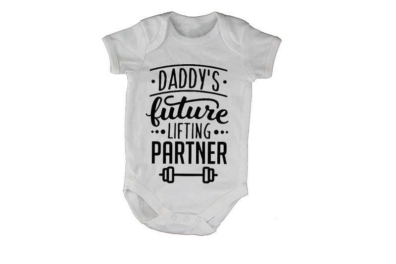 Daddy's Future Lifting Partner - Baby Grow