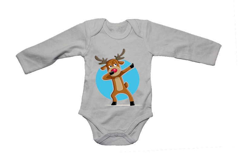 Dancing Christmas Reindeer - Baby Grow