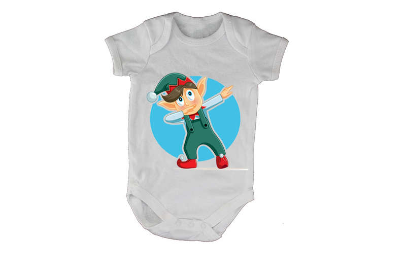 Dancing Christmas Elf - Baby Grow