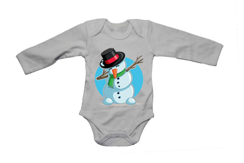 Dancing Christmas Snowman - Baby Grow