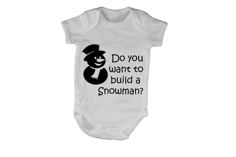 Do you want to build a snowman? - Baby Grow
