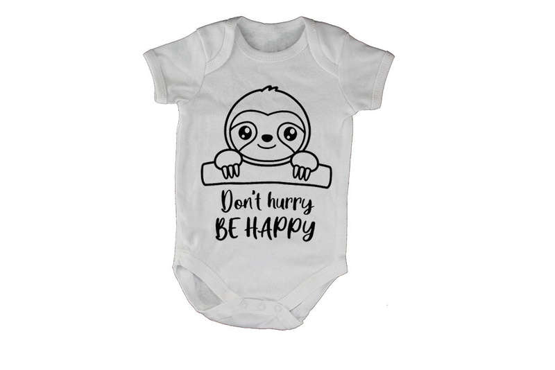 Don't Hurry - Sloth - Baby Grow