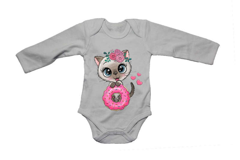 Donut Kitten - Baby Grow