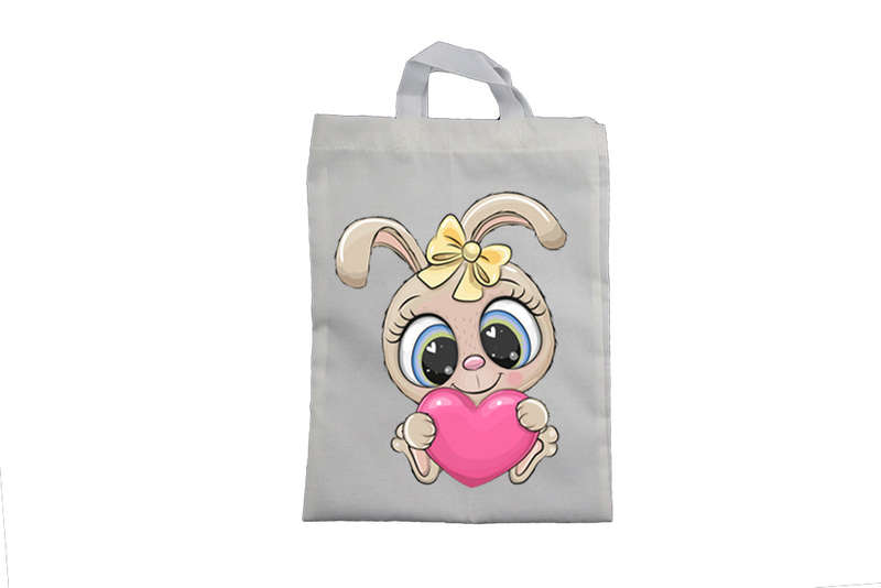 Easter Bunny Heart - Easter Bag
