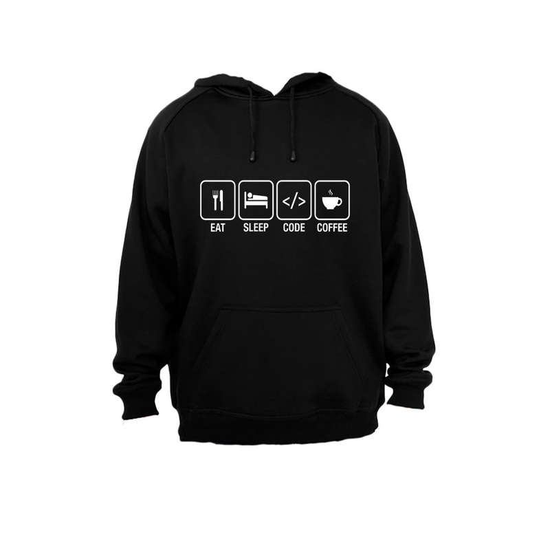 Eat - Sleep - Code - Coffee - Hoodie