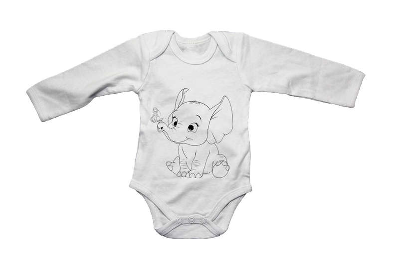 Elephant - Baby Grow