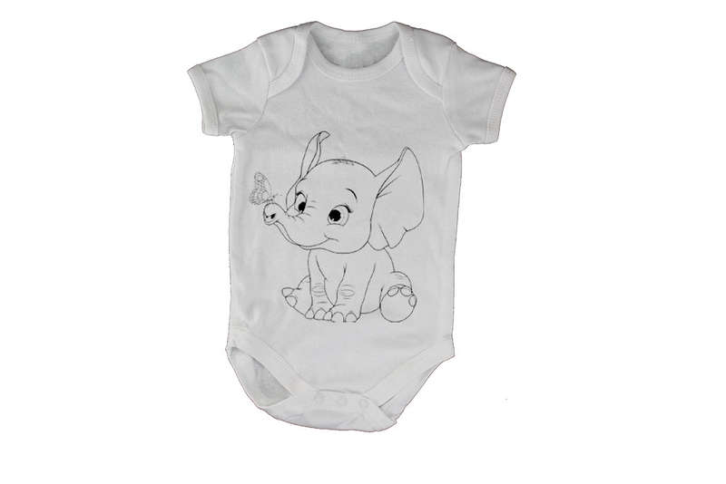 Elephant - Baby Grow