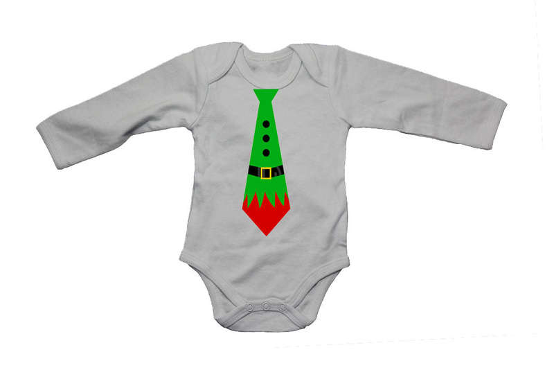 Elf Tie - Christmas - Baby Grow