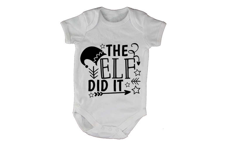 Elf Did It - Christmas - Baby Grow