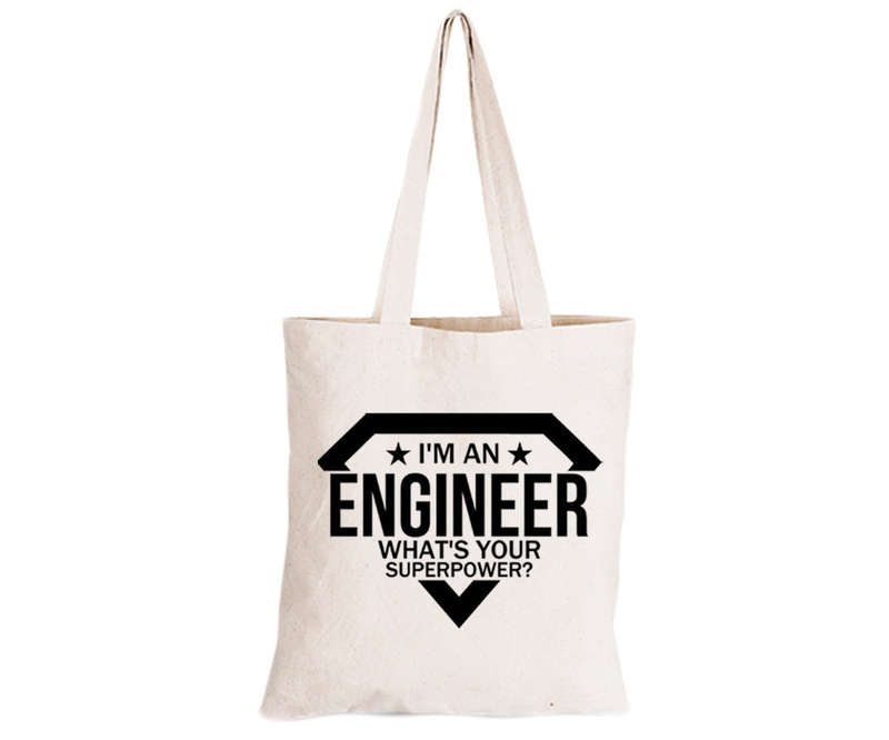 Engineer - Superpower - Eco-Cotton Natural Fibre Bag