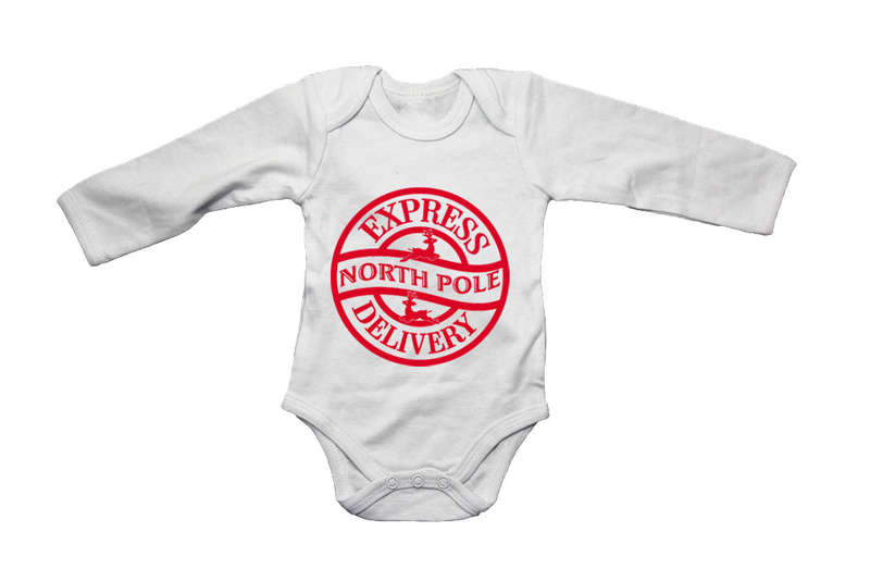 Express North Pole Delivery - Christmas - Baby Grow