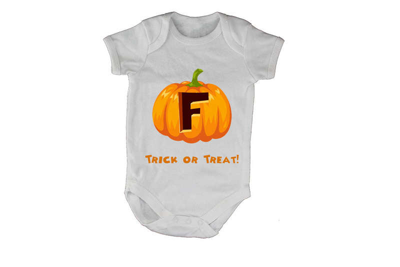 F - Halloween Pumpkin - Baby Grow