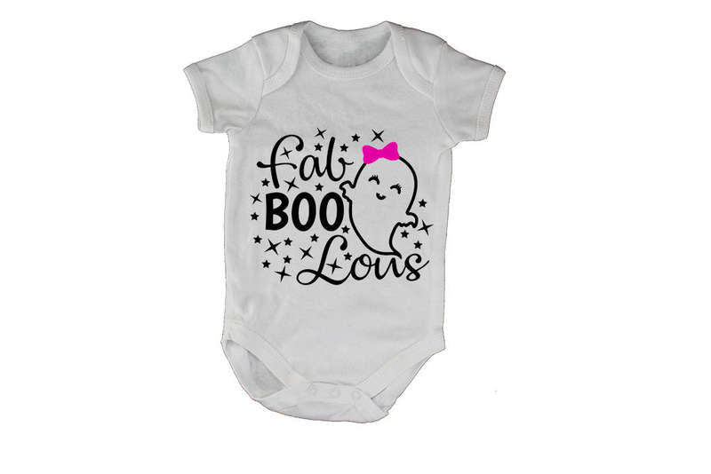 Fab-BOO-lous - Halloween Ghost - Baby Grow