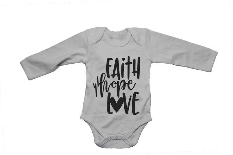 Faith - Hope & Love - Baby Grow