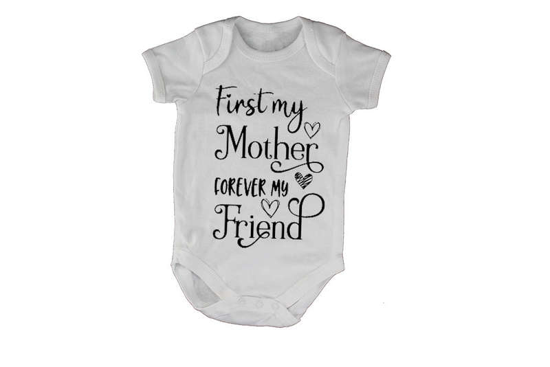 First My Mother - Hearts - Baby Grow