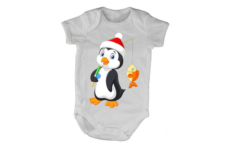 Fishing Penguin - Baby Grow