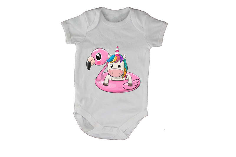Flamingo Unicorn - Baby Grow
