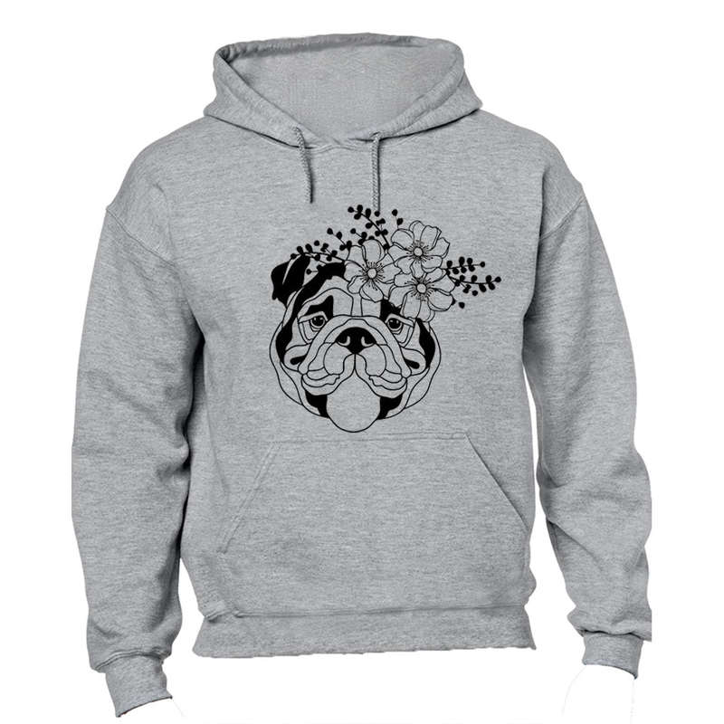 Flower Bulldog - Hoodie