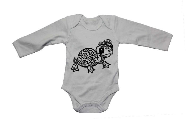 Flower Turtle - Baby Grow