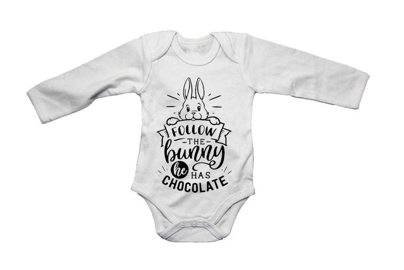 Follow The Bunny - Easter - Baby Grow