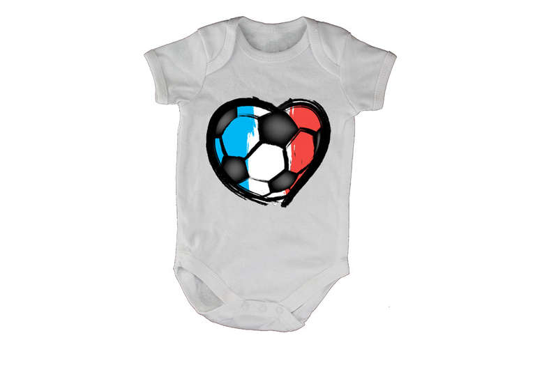 France - Soccer Inspired - Baby Grow