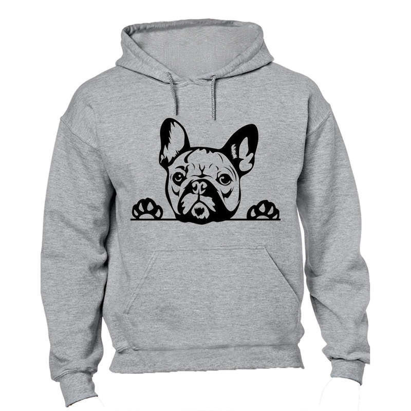 Peeking French Bulldog - Hoodie