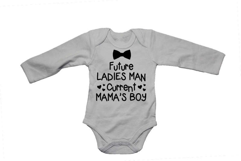 Future Ladies Man - Currently Mama's Boy! - Baby Grow