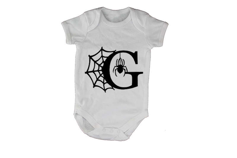 G - Halloween Spiderweb - Baby Grow