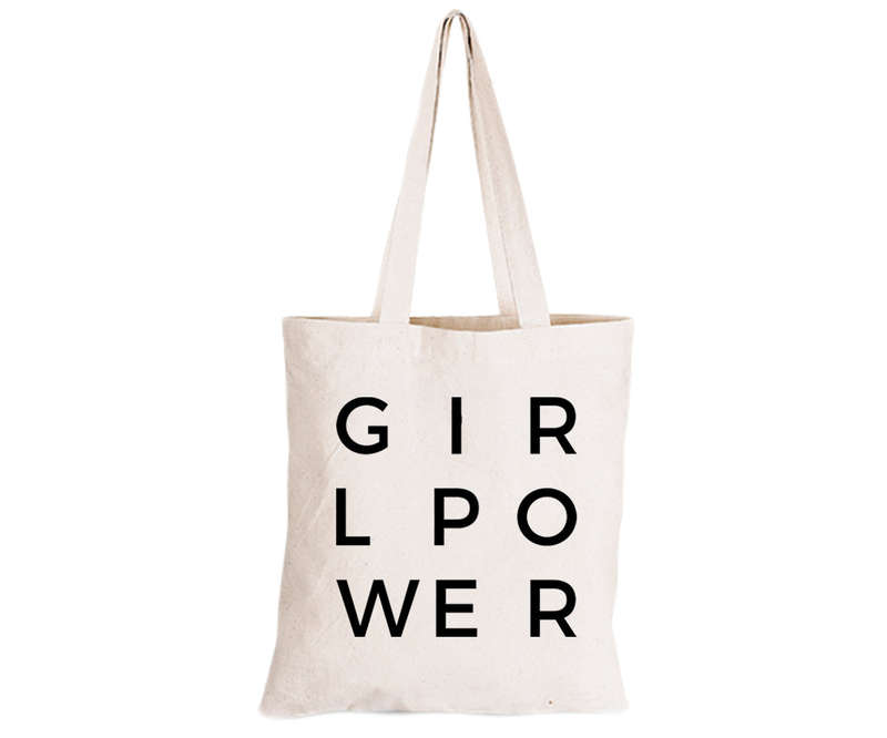 Girl Power - Eco-Cotton Natural Fibre Bag