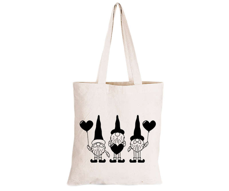 Gnome Love - Eco-Cotton Natural Fibre Bag