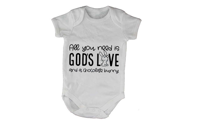 God's Love & Chocolate - Easter - Baby Grow
