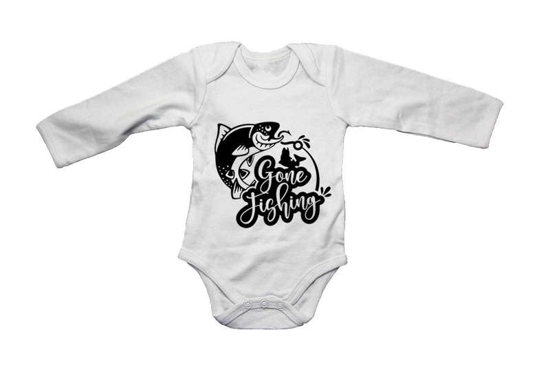 Gone Fishing - Baby Grow