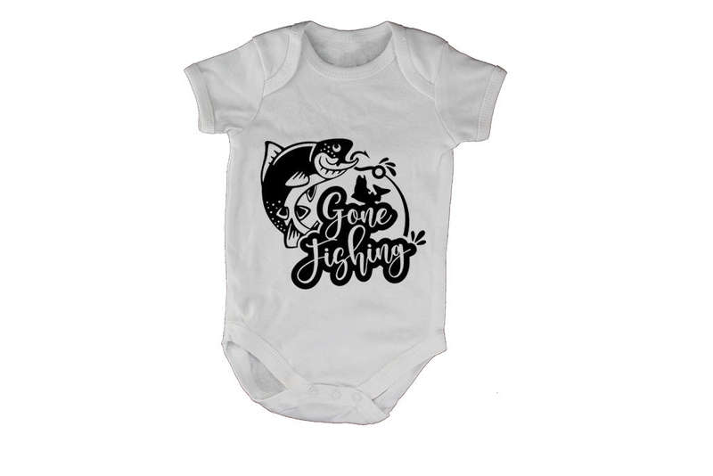 Gone Fishing - Baby Grow