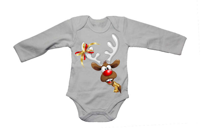 Goofy Christmas Reindeer - Baby Grow
