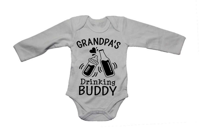 Grandpa's Drinking Buddy - Baby Grow