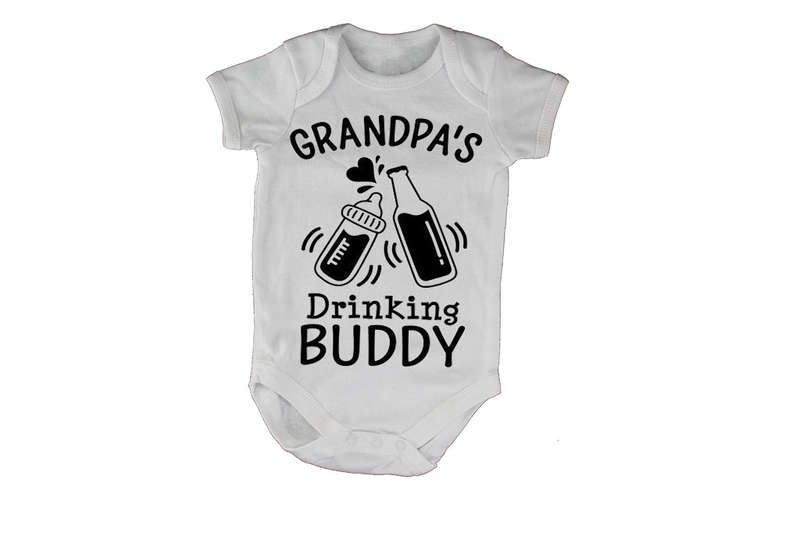 Grandpa's Drinking Buddy - Baby Grow