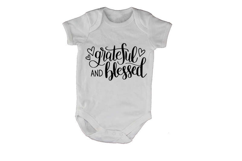 Grateful and Blessed - Baby Grow