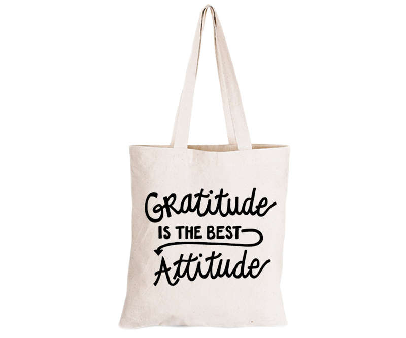 Gratitude - Eco-Cotton Natural Fibre Bag