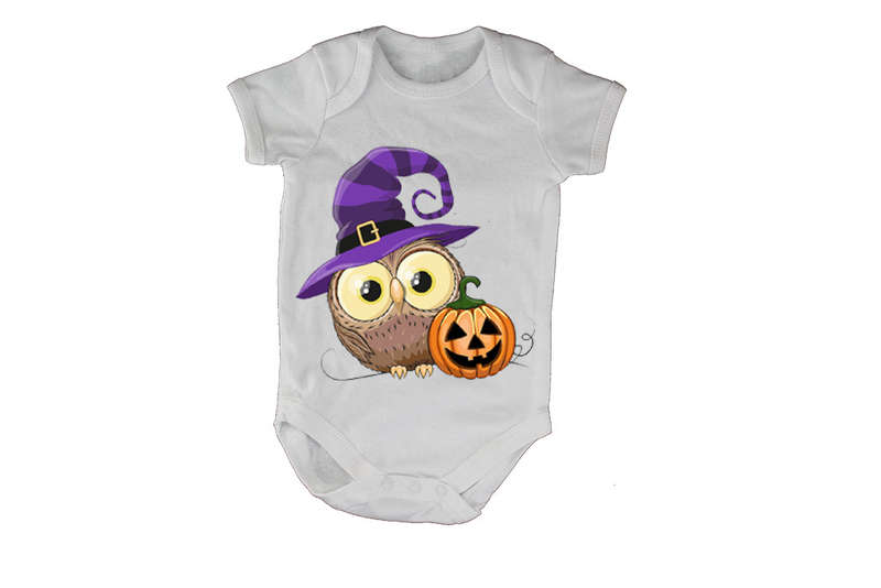 Halloween Owl - Baby Grow